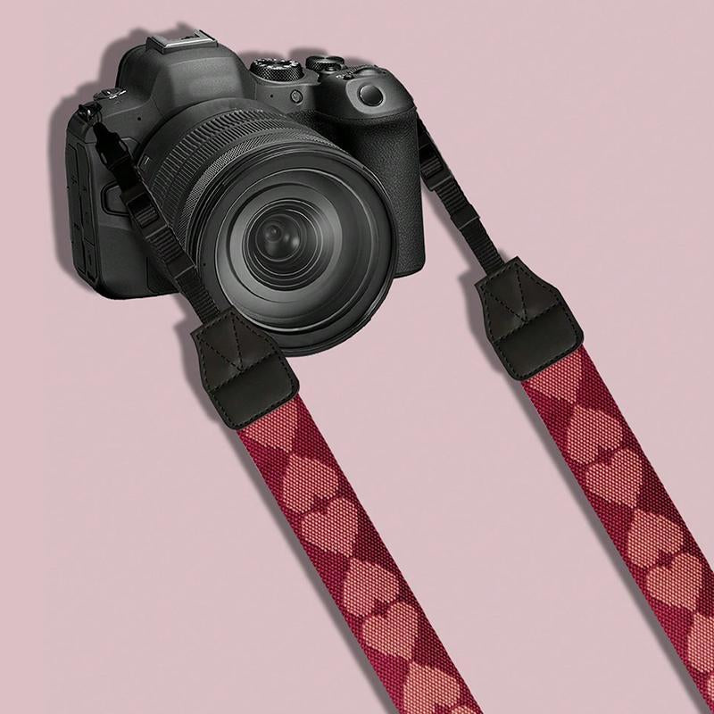 Heart Pattern Camera Shoulder Strap