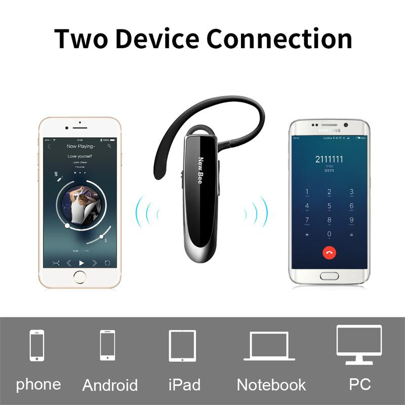 Bluetooth High-Capacity Headset Earpiece