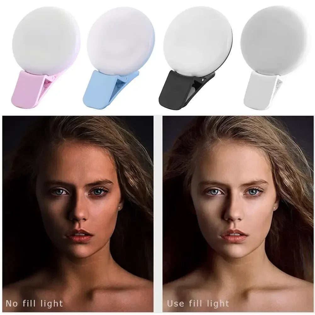 Phone LED Selfie Ring Light Portable Mini