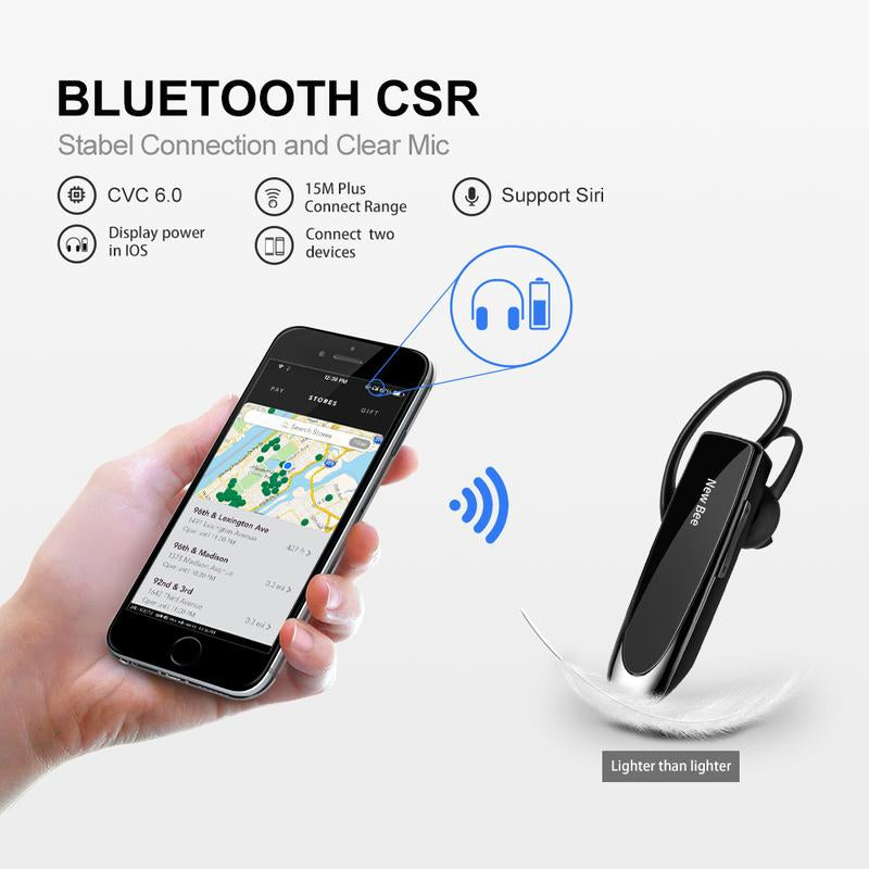 Bluetooth High-Capacity Headset Earpiece