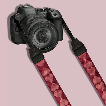 Heart Pattern Camera Shoulder Strap