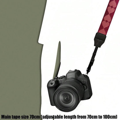 Heart Pattern Camera Shoulder Strap